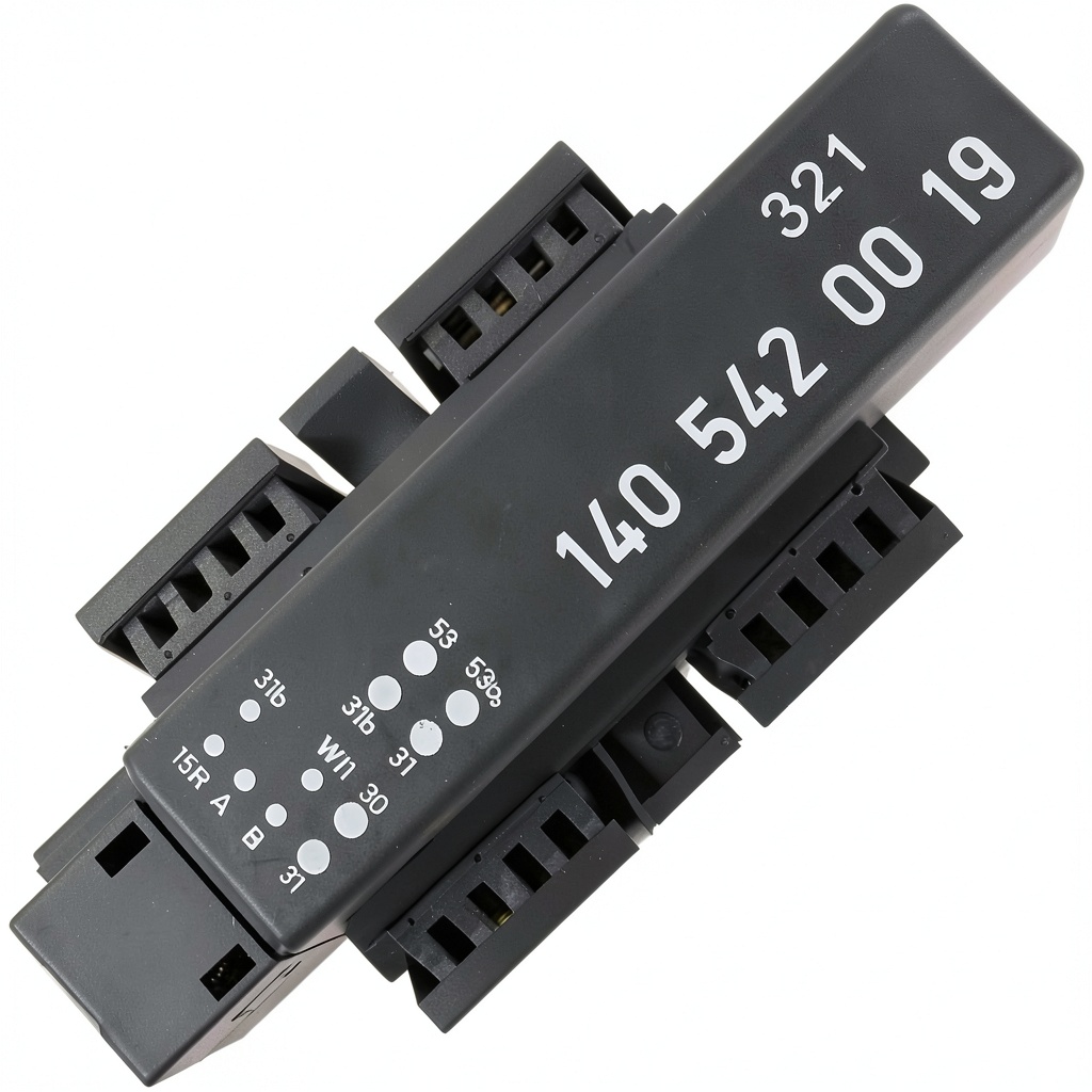 Generic Plug-In Relay on a DIN rail